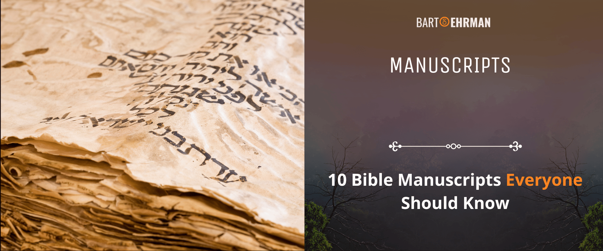 10 Bible Manuscripts Everyone Should Know 10 Bible Manuscripts Everyone Should Know