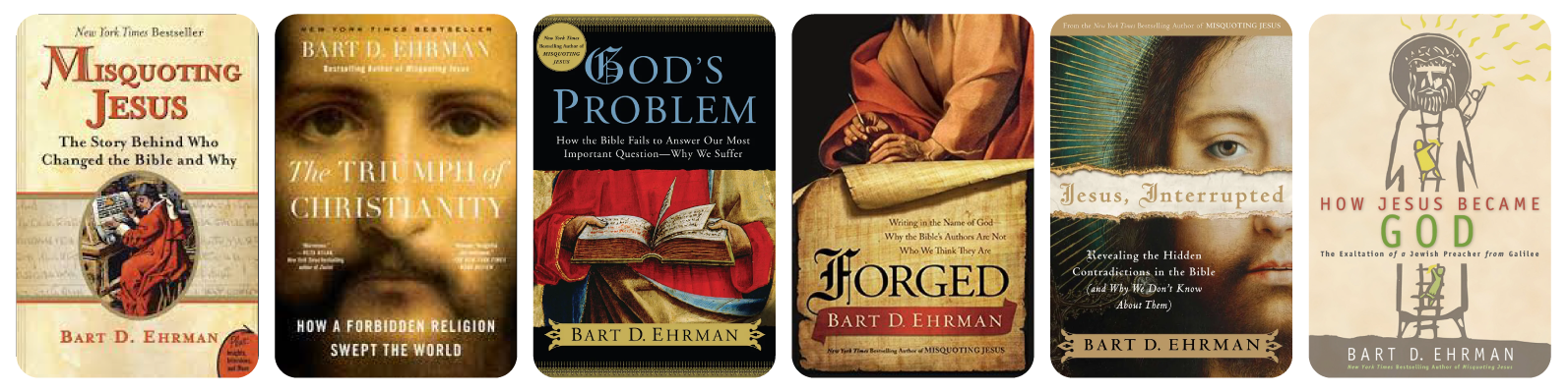 Bart Ehrman NYT Best Sellers