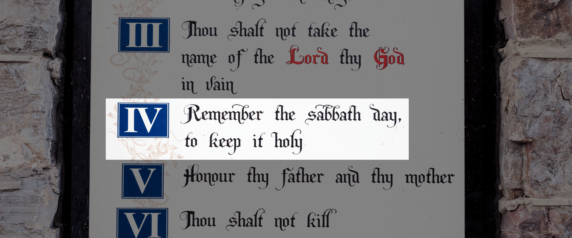 Fourth commandment