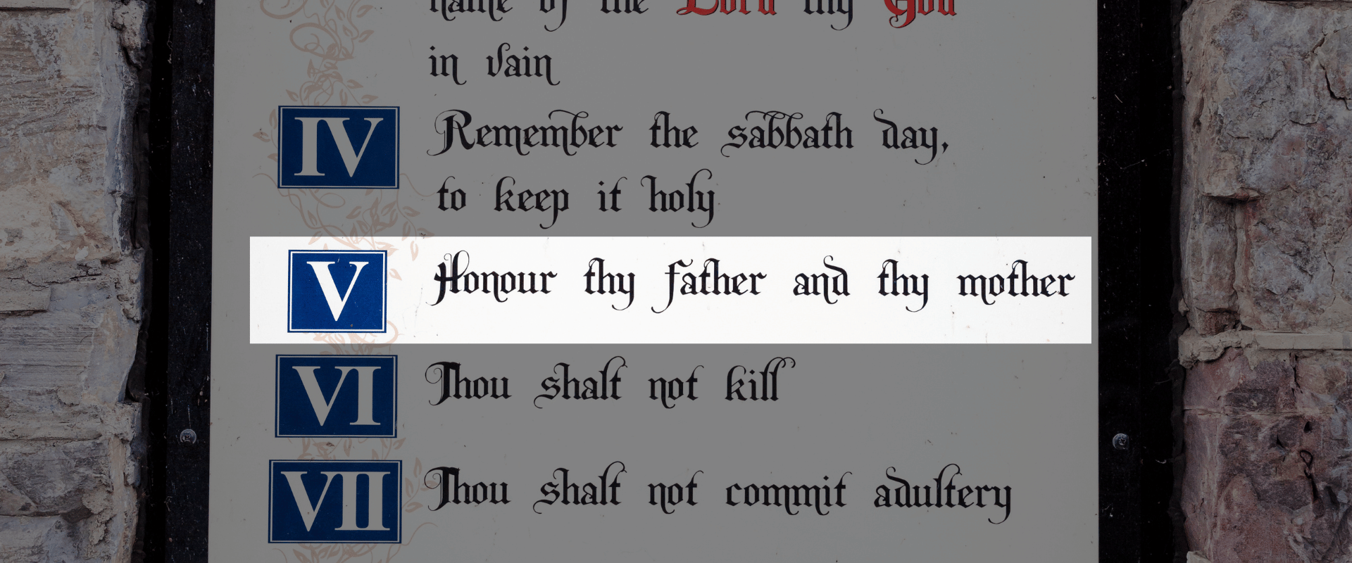 honor your father and mother verse Honor your father and mother verse