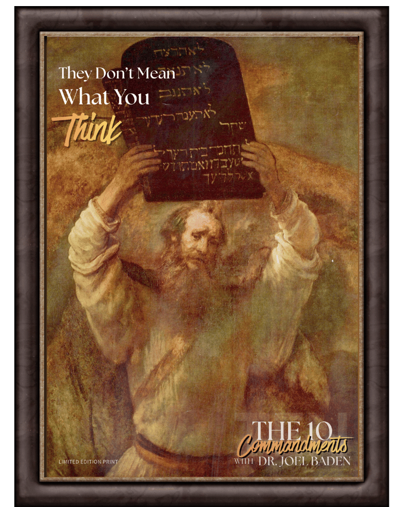 Limited Edition Ten Commandments Print
