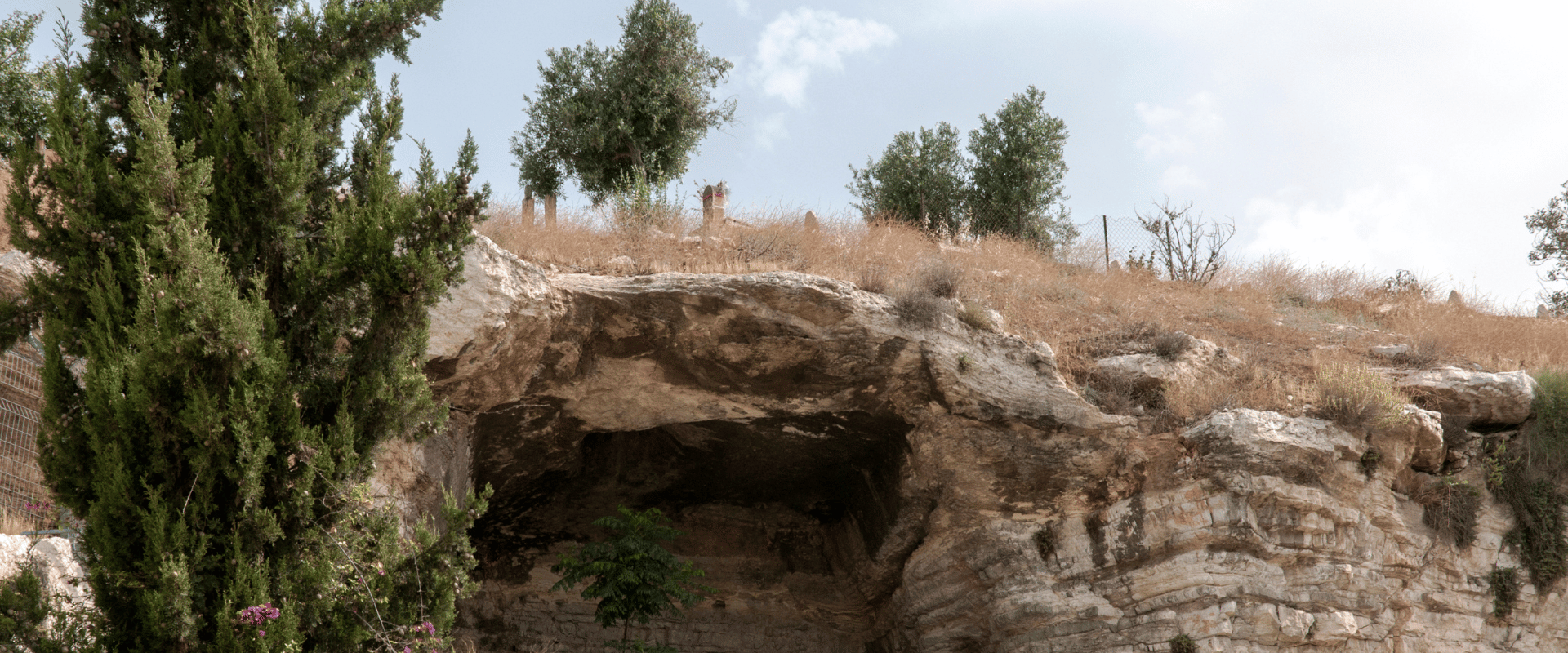 What mountain was Jesus crucified on